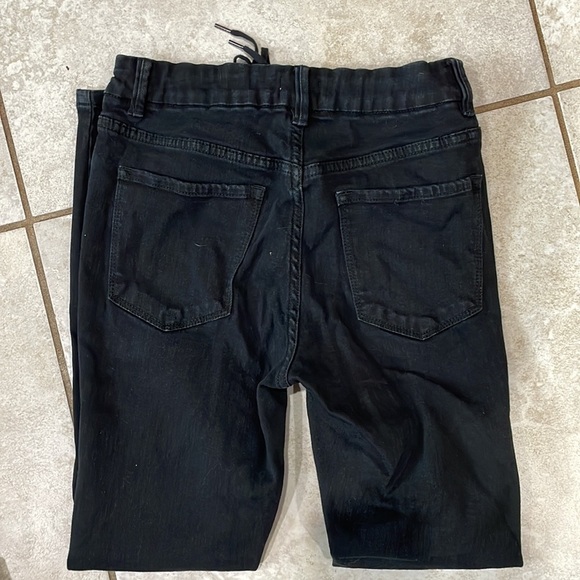 Amuse Society Soho Black Lace Up Skinny Jeans 27 - Picture 7 of 7